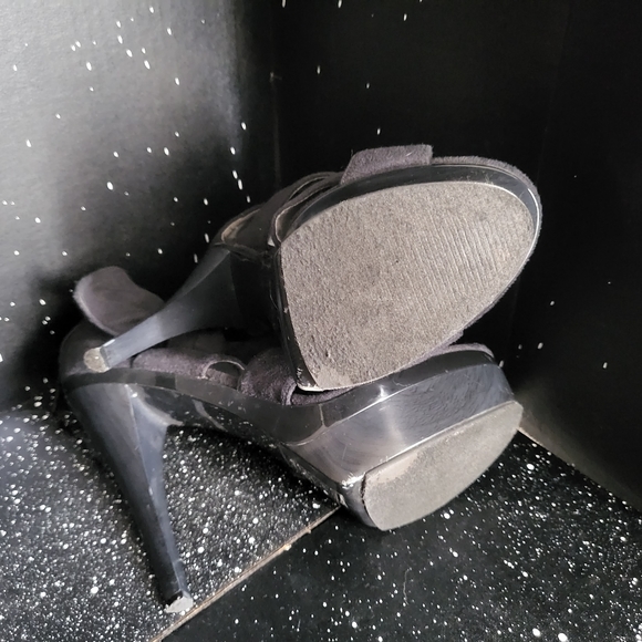 Michael Antonio Strappy Black Platform Heel (8) - Picture 5 of 7